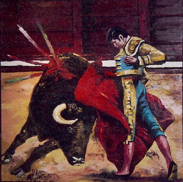 Corrida 01 Huile toile 100 100 Corrida 01 Huile toile 100 100