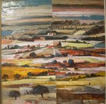 Lauragais - huile/toile - 100*100 - 2011