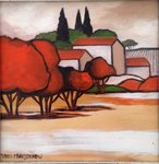 Provence - huile / toile - 20x20 - 2017