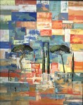 Paysage Abstrait-huile/toile-92x73-2024