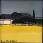 Provence - huile / toile - 20 x 20 - 2021