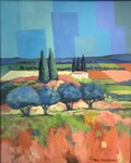 Le Lauragais-huile/toile-81x65-2024