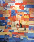 Paysage Abstrait-huile/toile-81x65-2024