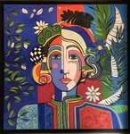 Le Printemps-huile/toile-100x100-2024