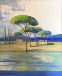Paysage Lauragais - huile/toile - 65x54 -2024