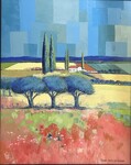 Le Lauragais - huile/toile -81x65 - 2024