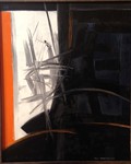 Abstrait- huile/toile - 65 x 54 - 2018