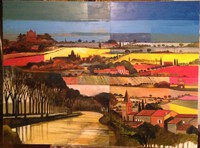 Lauragais - huile / toile - 130x100 - 2019