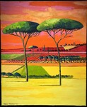 La Toscane - huile /toile- 65x55 - 2026