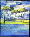 Le Lauragais -huile /toile-81x65-2026