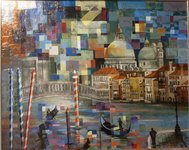 Venise - huile/toile - 92 x 73 - 2013